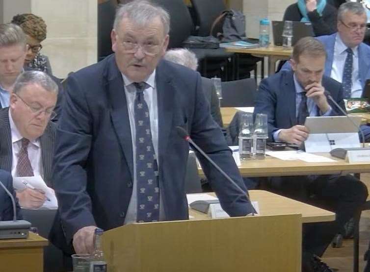 Cllr Alan Jarrett addressed Medway Council for the last time