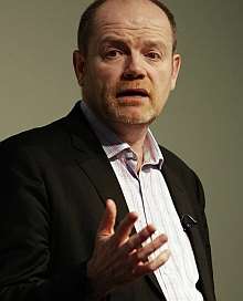 Mark Thompson speaking at the University of Kent in Chatham. Picture: Peter Still