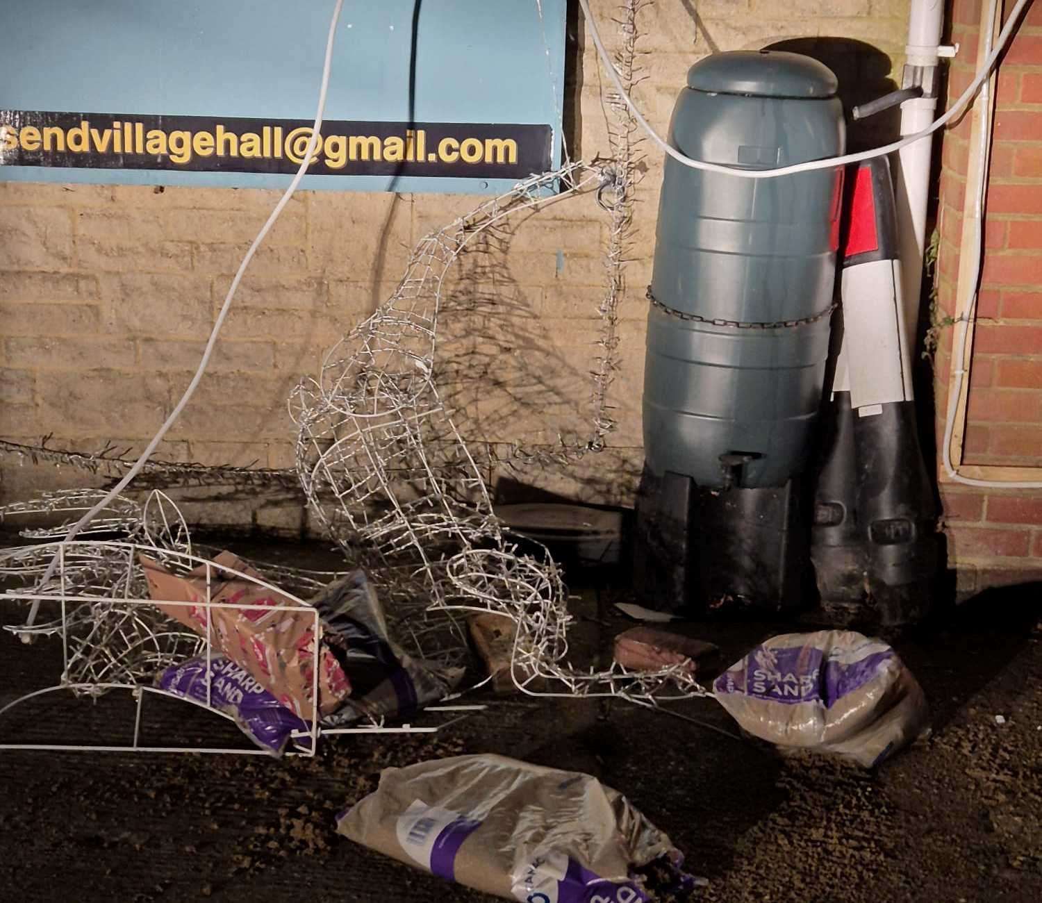 Cliffsend village hall was trashed by vandals. Picture: Dawn Louise Appleby