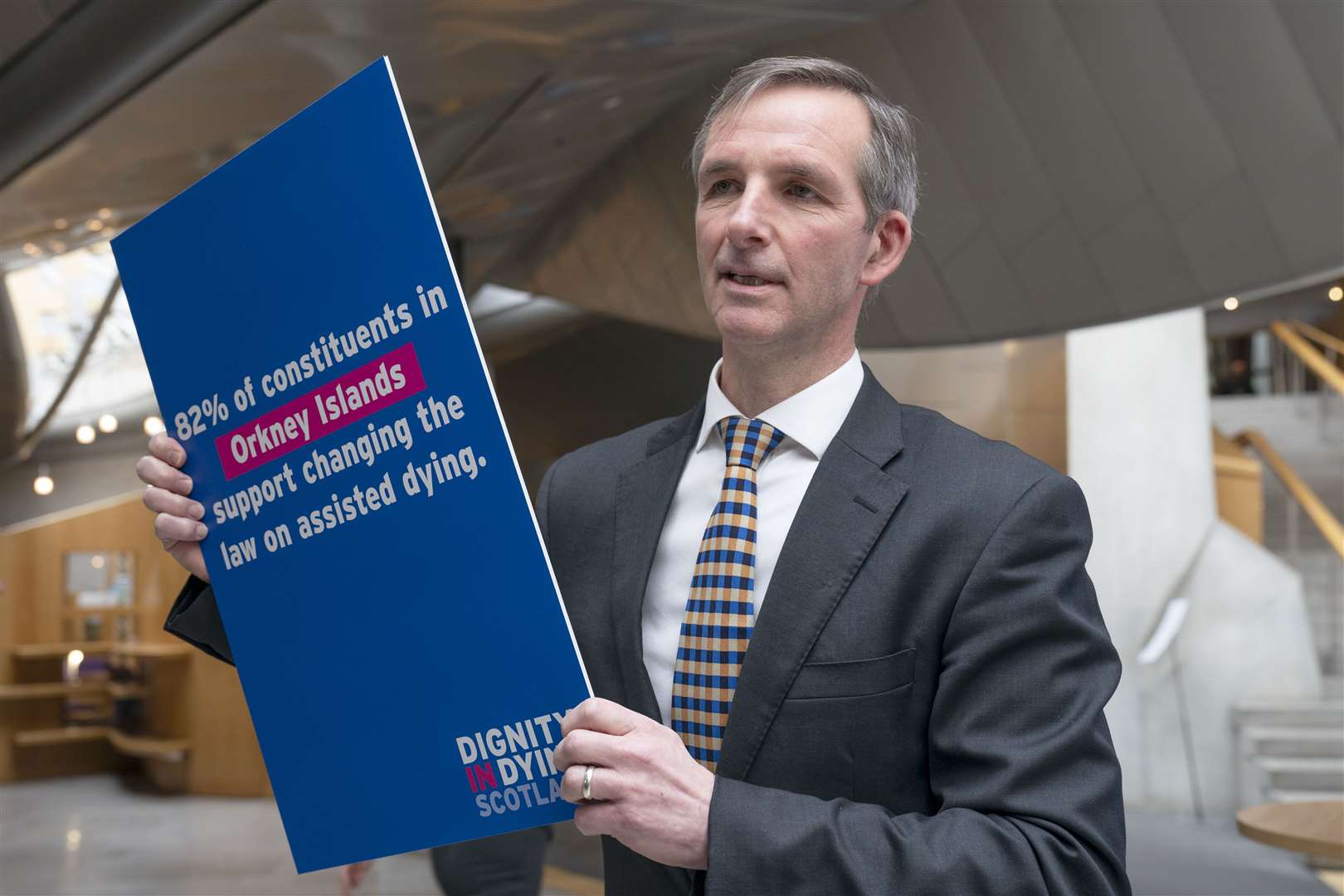 Scottish Liberal Democrat MSP Liam McArthur after publishing his Assisted Dying for Terminally Ill Adults (Scotland) Bill (Jane Barlow/PA)