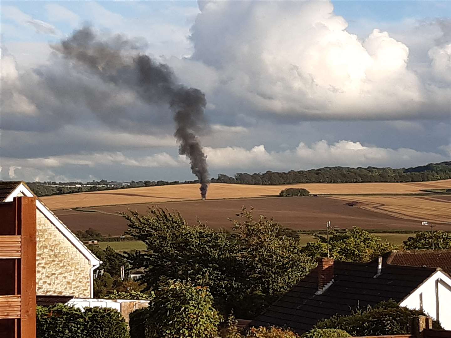 The lorry fire between Borstal and Burham