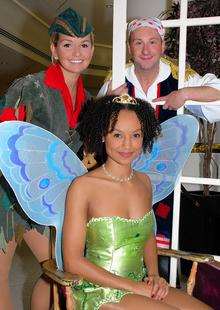 Singer Jennifer Ellison stars in Peter Pan, with Balamory's PC Plum Andrew Agnew as Smee and CBBC presenter Gemma Hunt as Tinker Bell, in the Churchill Theatre
