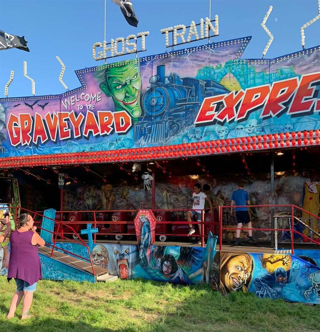 Can you join the staff of the Graveyard Express ghost train when it joins Smith's Family Funfair at Leysdown, Sheppey?