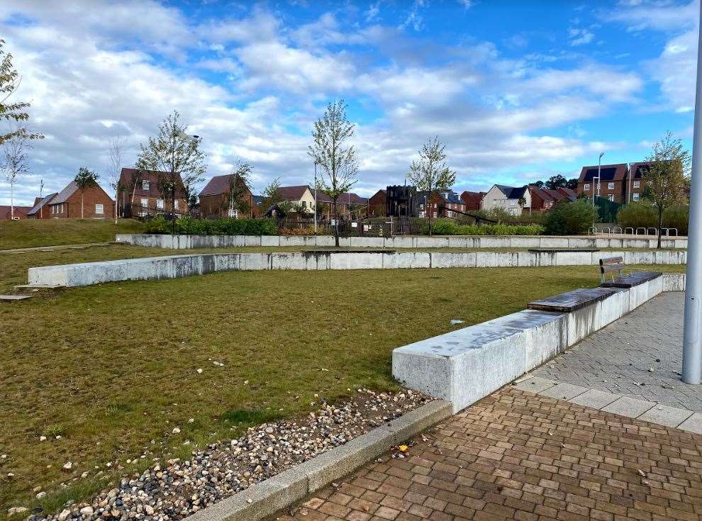 Green space on the Castle Hill estate