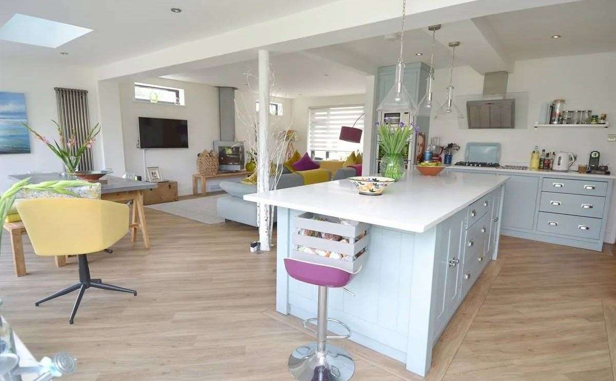 It’s a modern family home with four bedrooms and plenty of space for entertaining. Picture: Kent Estate Agencies