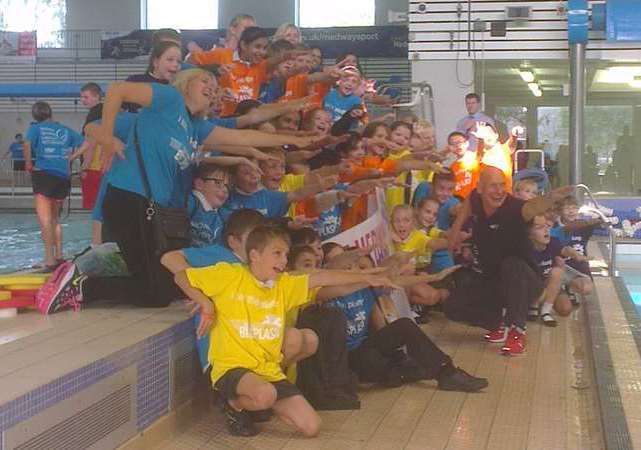 Olympic swimmer Duncan Goodhew launched the second Big Splash at Medway Park