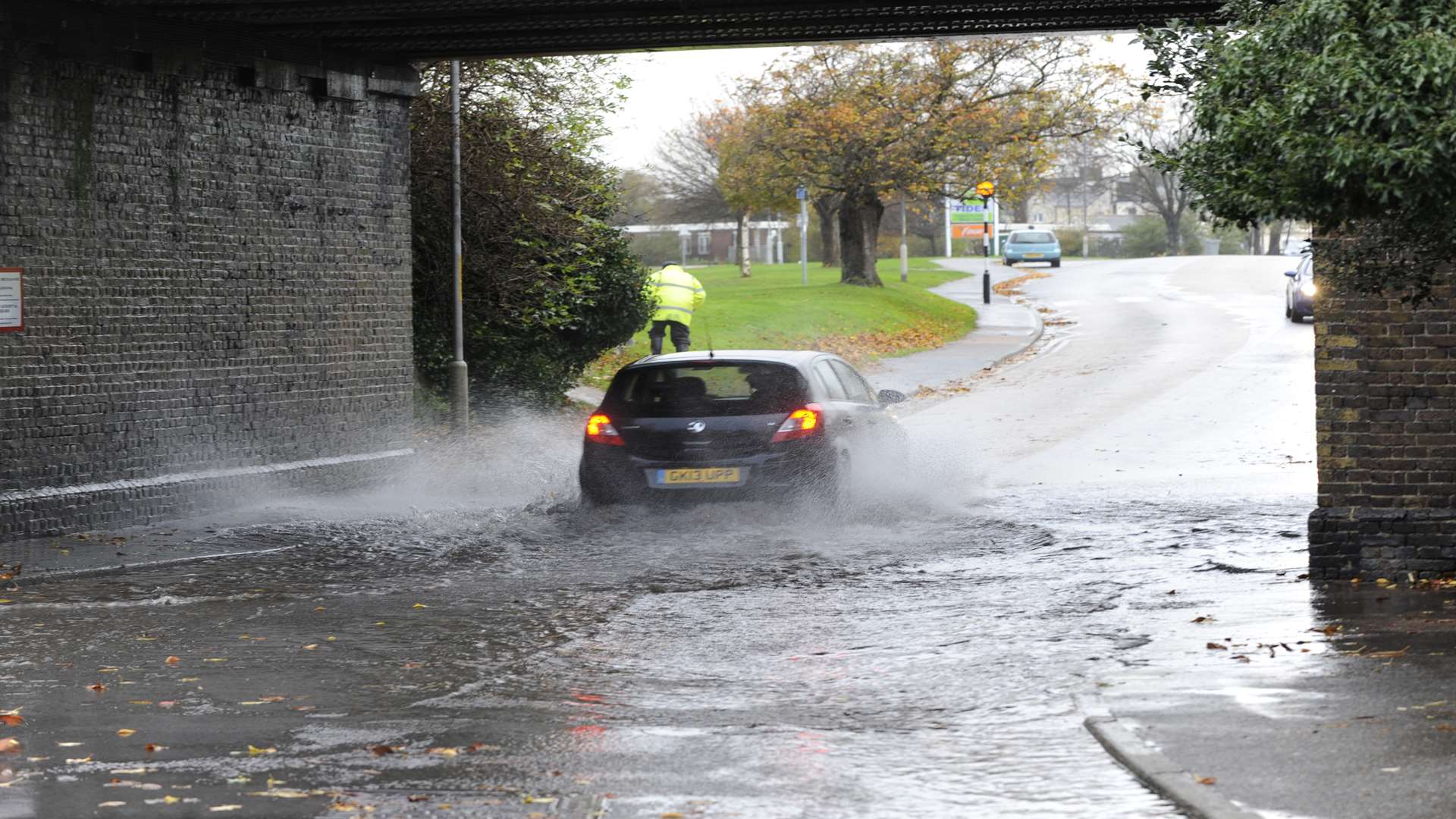 Surface water in Gilford Road, Deal