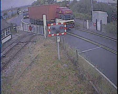 Isle of Grain level crossing