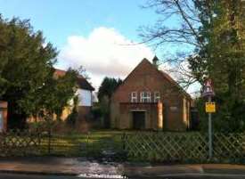 An image of the church as it currently stands