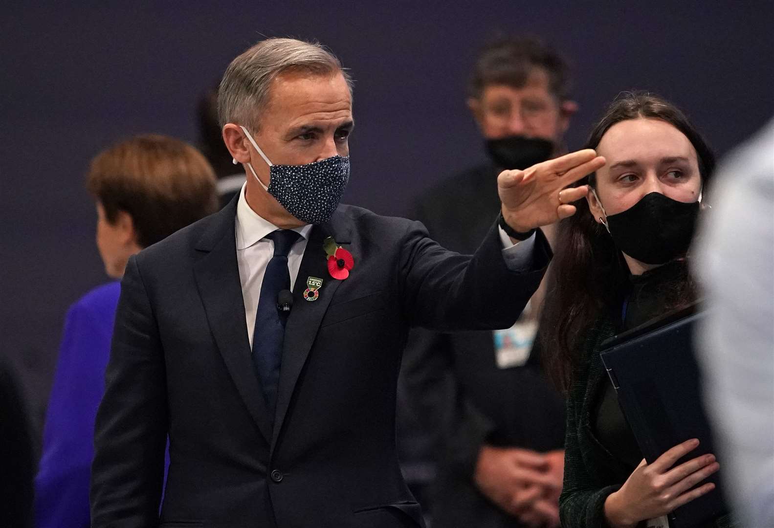 Mark Carney chairs the Glasgow Financial Alliance for Net Zero (Alberto Pezzali/AP)