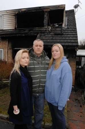 Laura Jefferson, left, with Sarah-Jo and Anthony Vane.