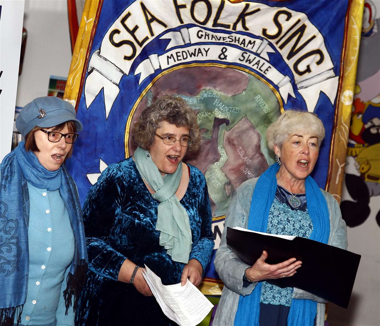 Sea Folk Sing, community choir free concert at Sheppey Gateway, Sheerness. Picture: Sean Aidan