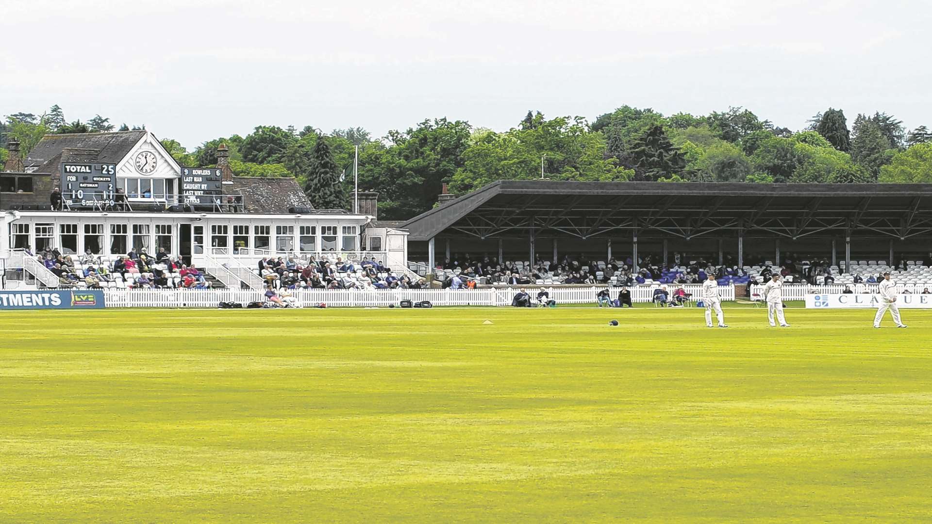 The Nevill Ground during the 2014 Festival's Championship clash with Worcestershire. Picture: Barry Goodwin.