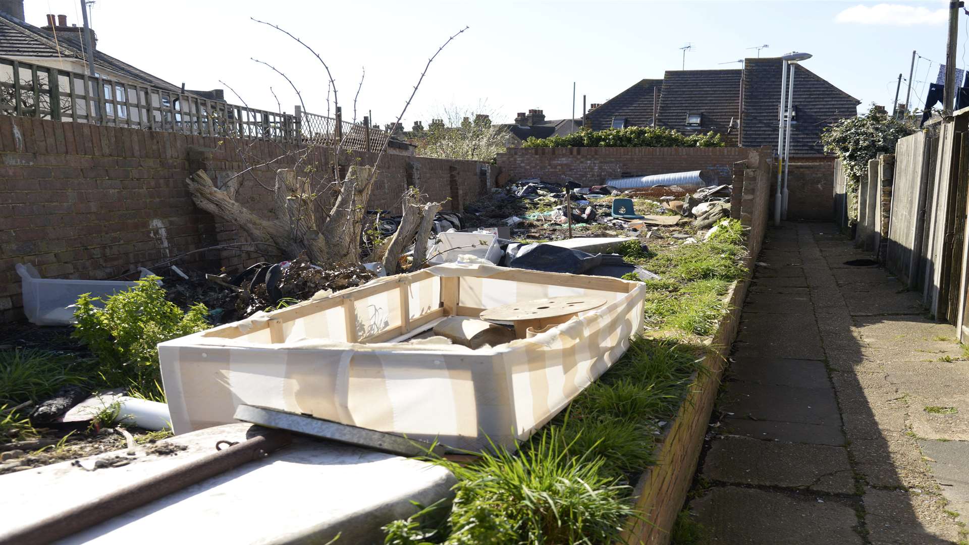 Residents are angry about the repeated flytipping. Picture: Chris Davey