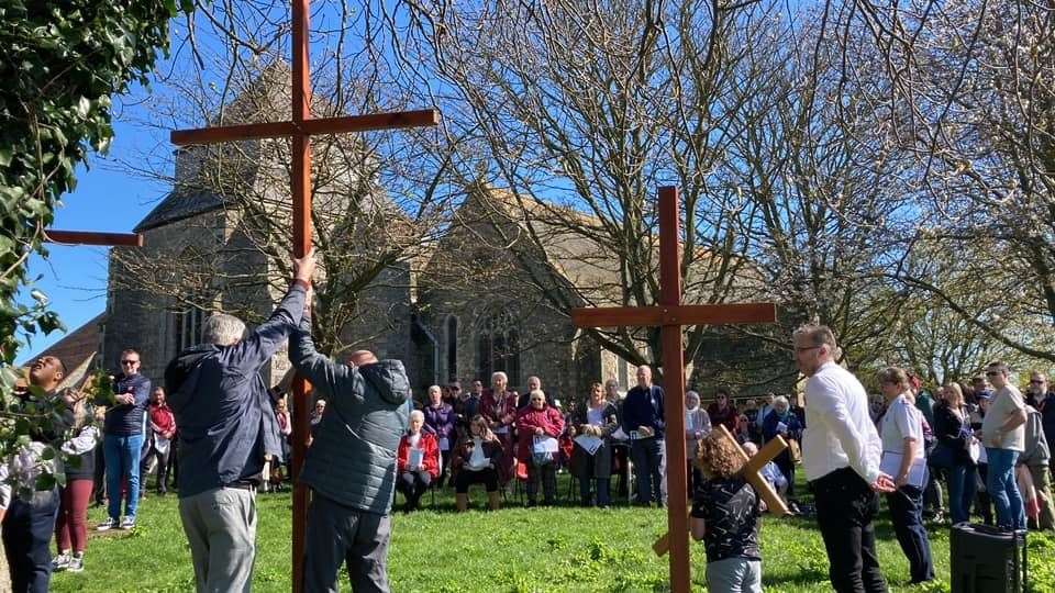 The Good Friday service by Churches Together had to be held at Minster Abbey this year. Picture: John Nurden
