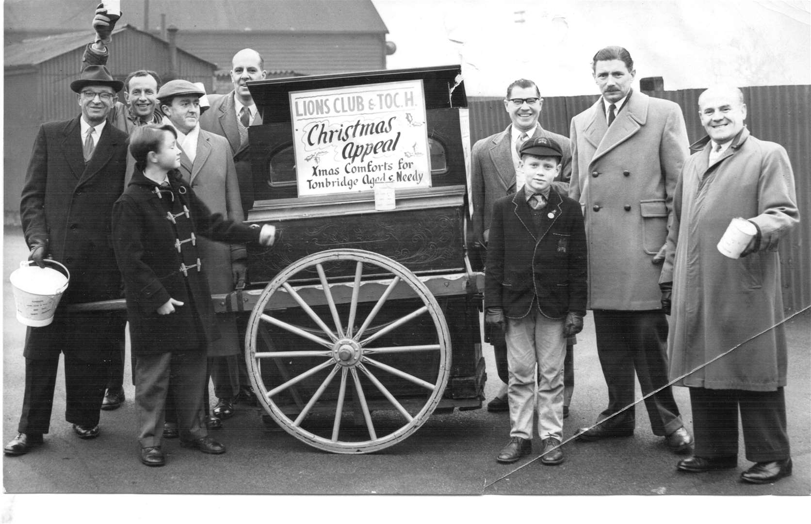 The Lions barrel organ in 1960