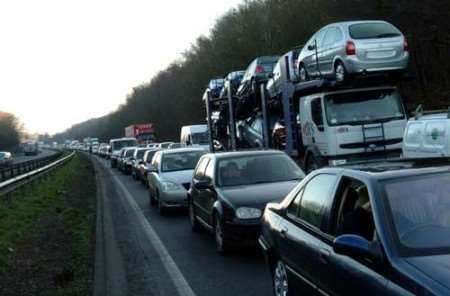 Motorists travelling towards Maidstone were caught up in the jams. Picture: BARRY HOLLIS