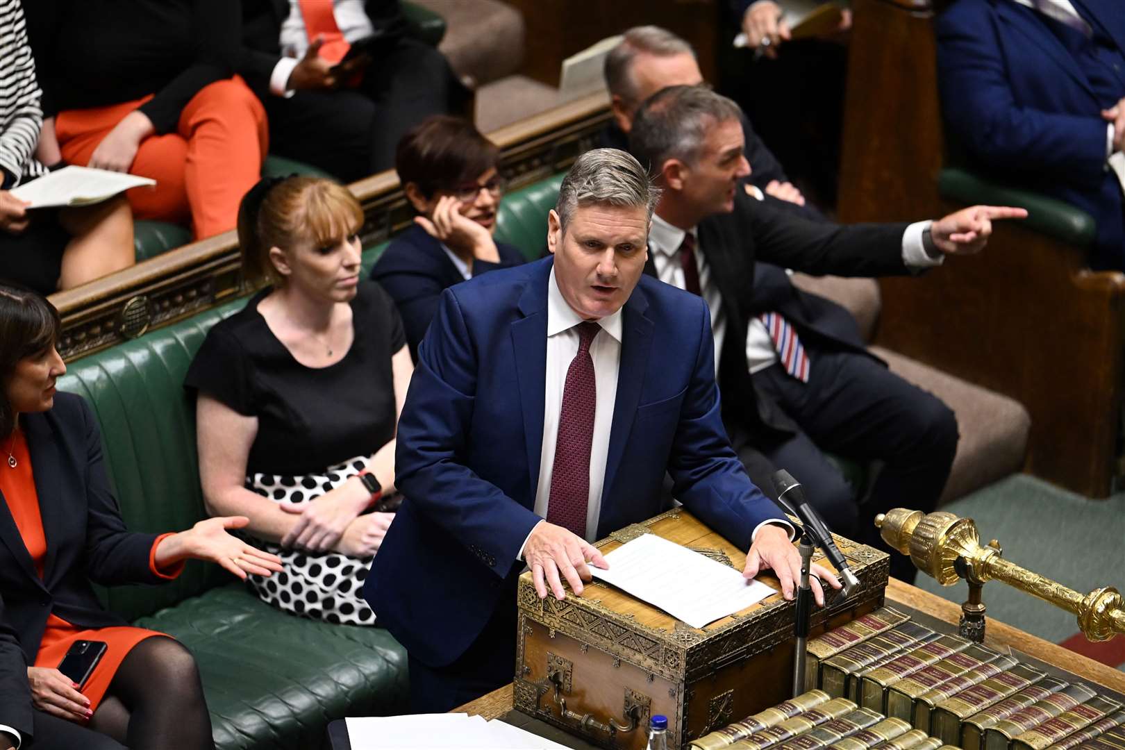 Labour leader Sir Keir Starmer at Prime Minister’s Questions (UK Parliament/Jessica Taylor/PA)