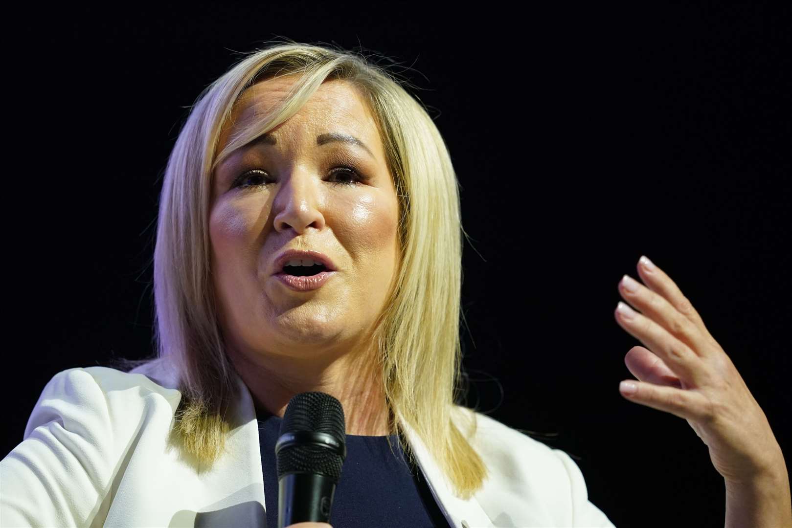 Michelle O’Neill made a statement to the Assembly on Tuesday (Brian Lawless/PA)