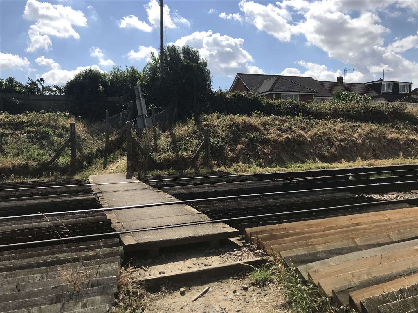 The pedestrian crossing between Volante Drive and Middletune Avenue in Milton Regis, Sittingbourne (39858083)