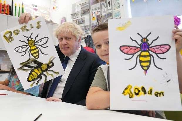 Prime Minister Boris Johnson has hinted at changing the law on grammar schools (Stefan Rousseau/PA)