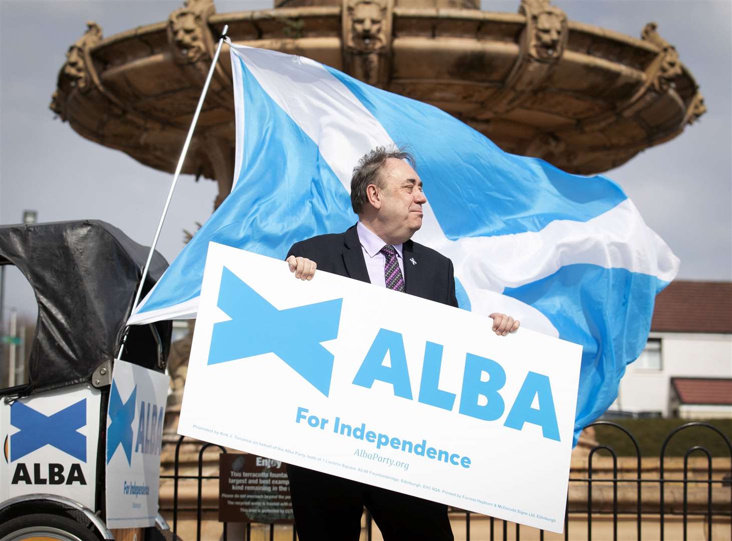 Nicola Sturgeon said she doubts whether Alex Salmond’s new Alba Party will win any seats in next week’s election (Jane Barlow/PA)