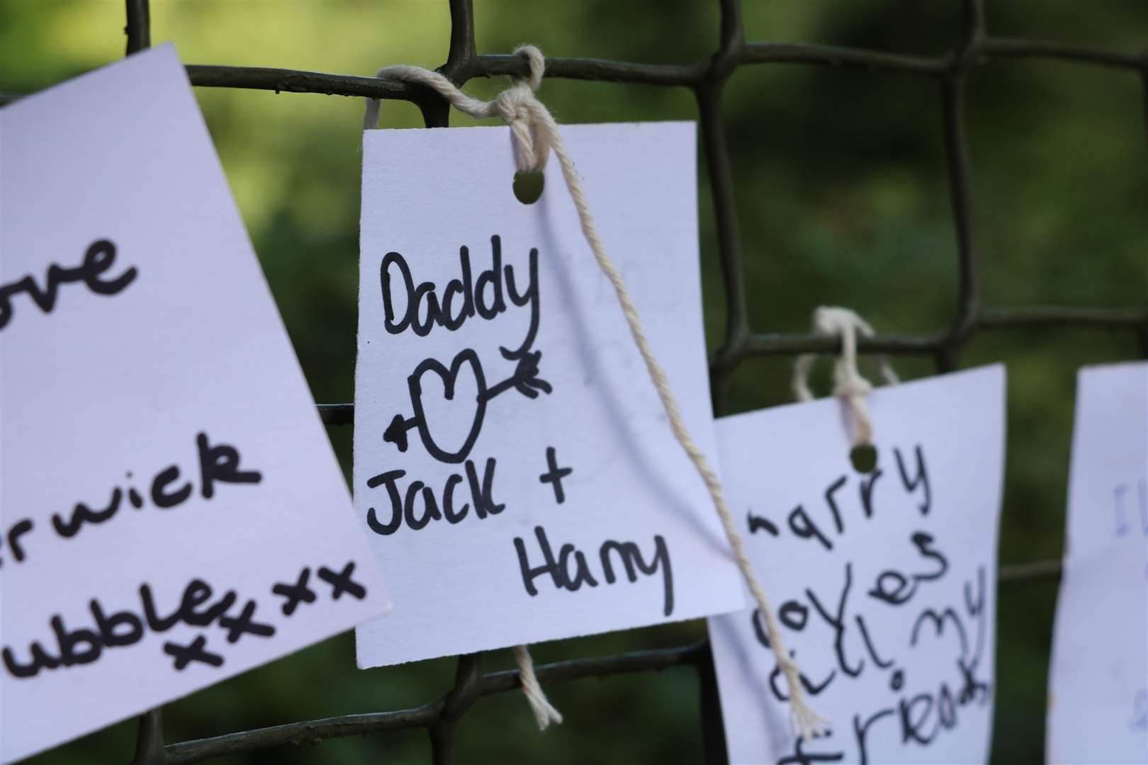 Visitors can leave messages of love at Hever Castle (3418173)