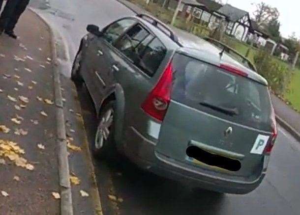 The car was puled over by officers. Picture: Kent Police