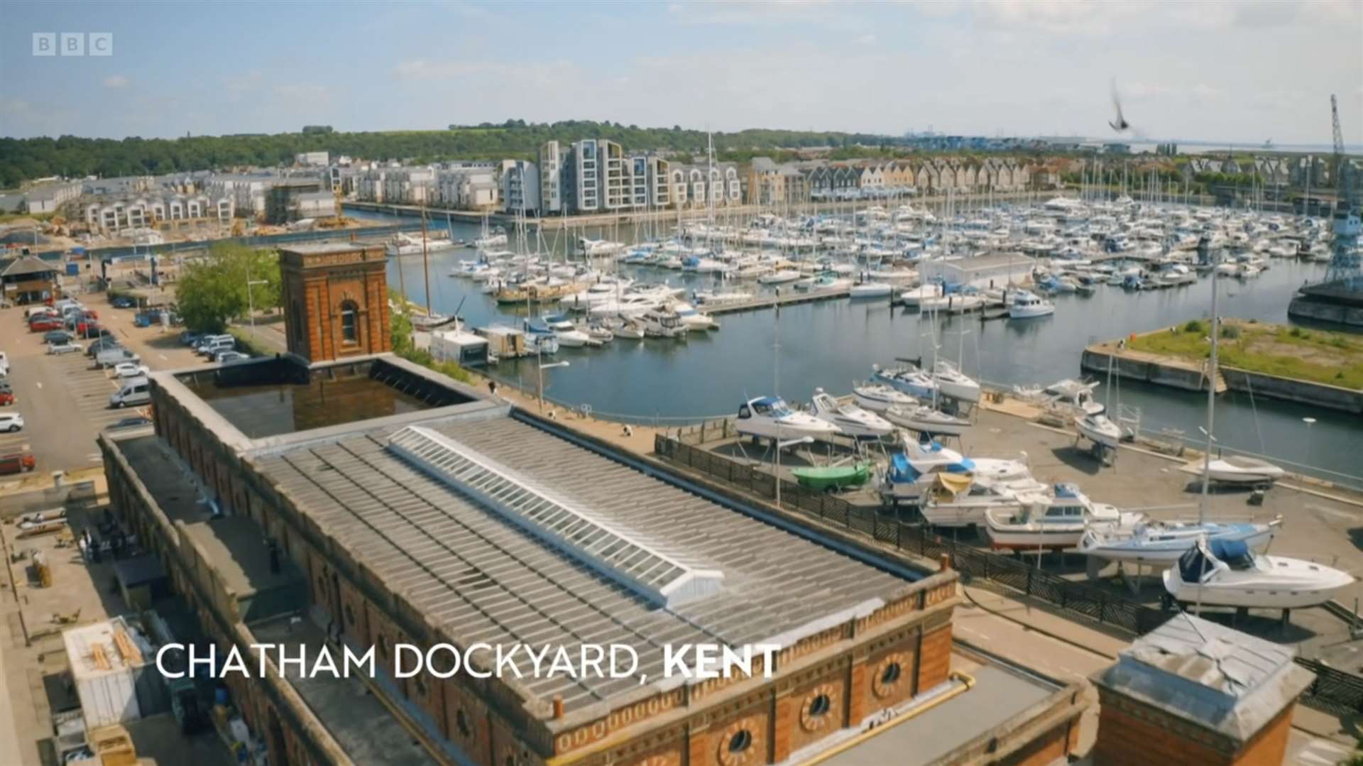 Still from Gordon Ramsay's Future Food Stars, filmed at Copper Rivet Distillery, in Chatham. Credit: BBC One