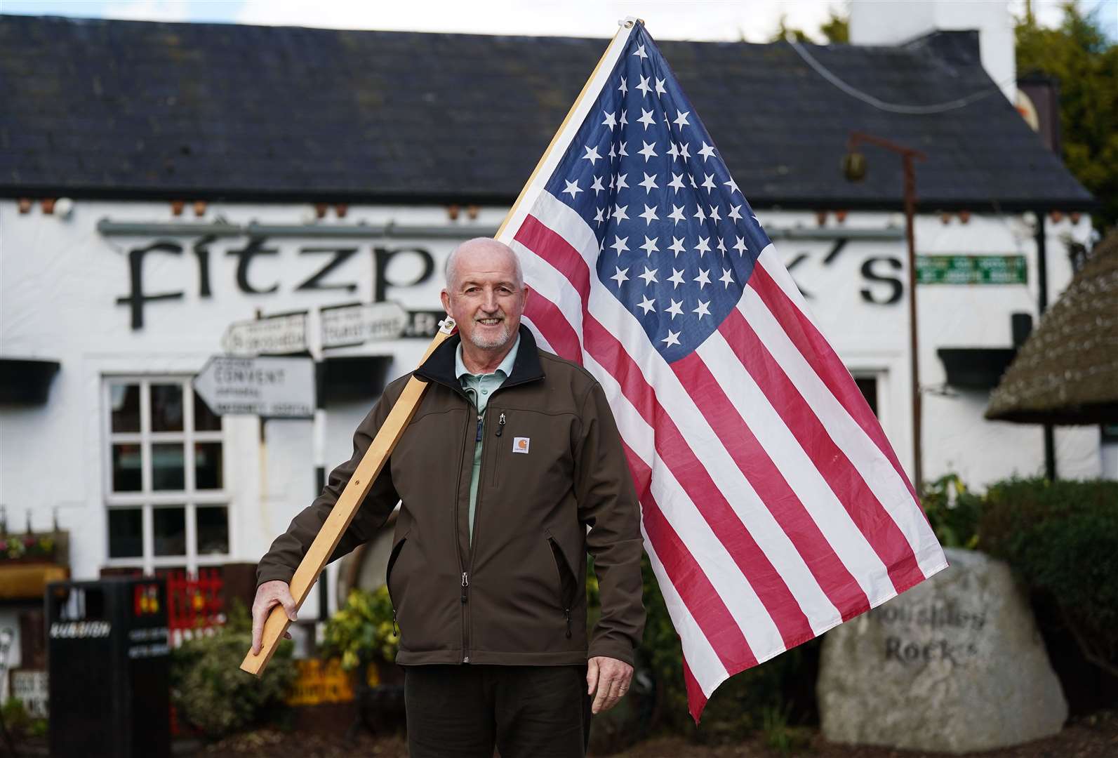 Fourth cousin of President Joe Biden, John Owen Finegan (Brian Lawless/PA)