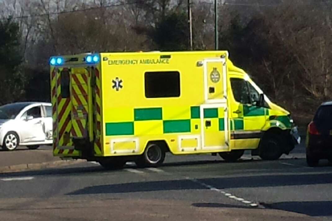 Bartkevicius crashed into the ambulance. Stock image.