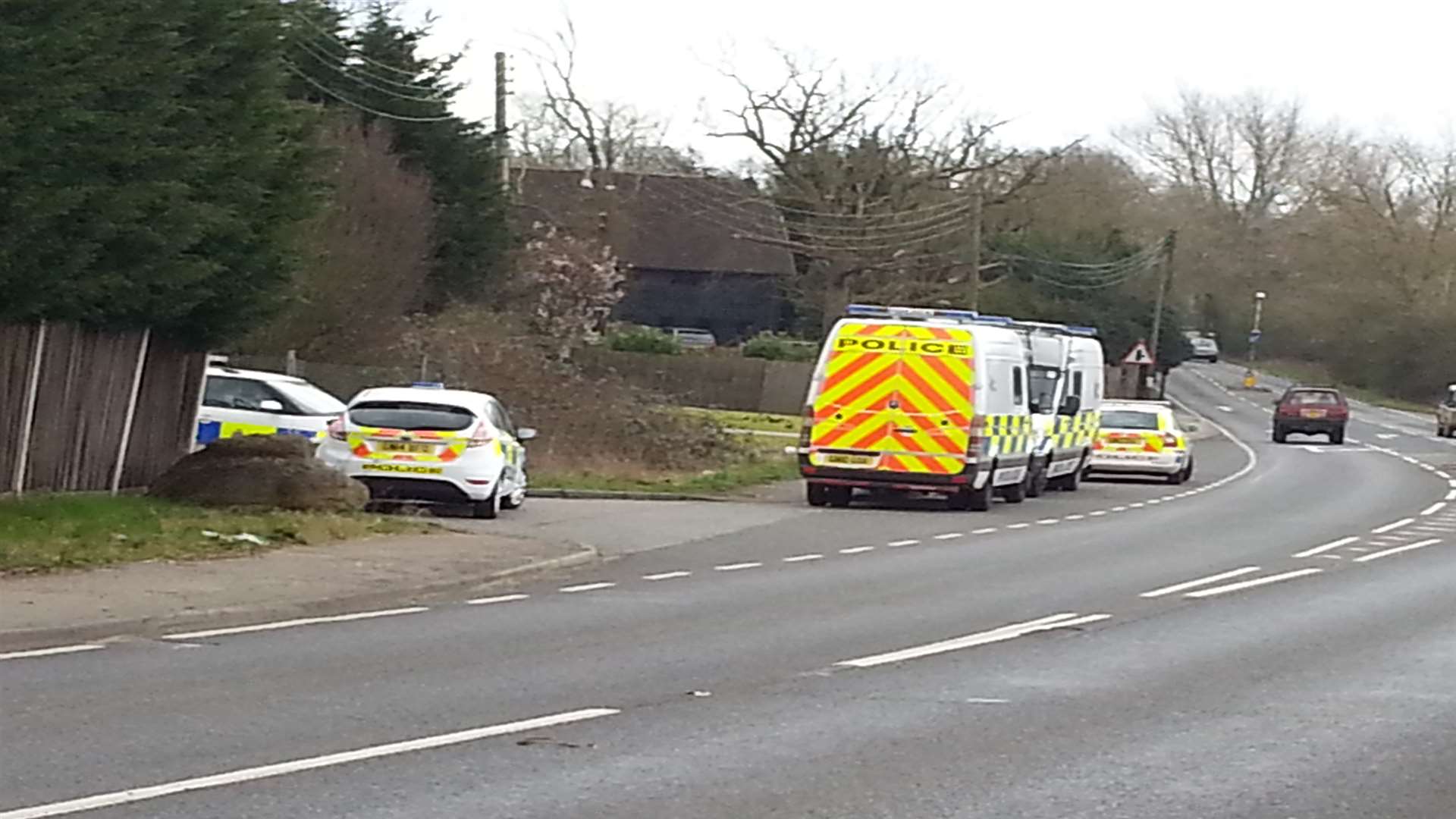 Police in Sutton Valence