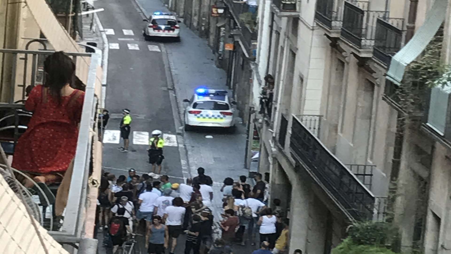 Police near the seen of the attack. Picture: Richard Gregg