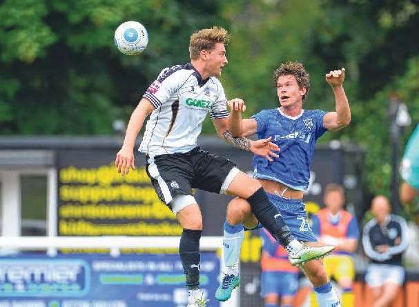 Billy Bingham in pre-season action at Dover Picture: Gary Browne