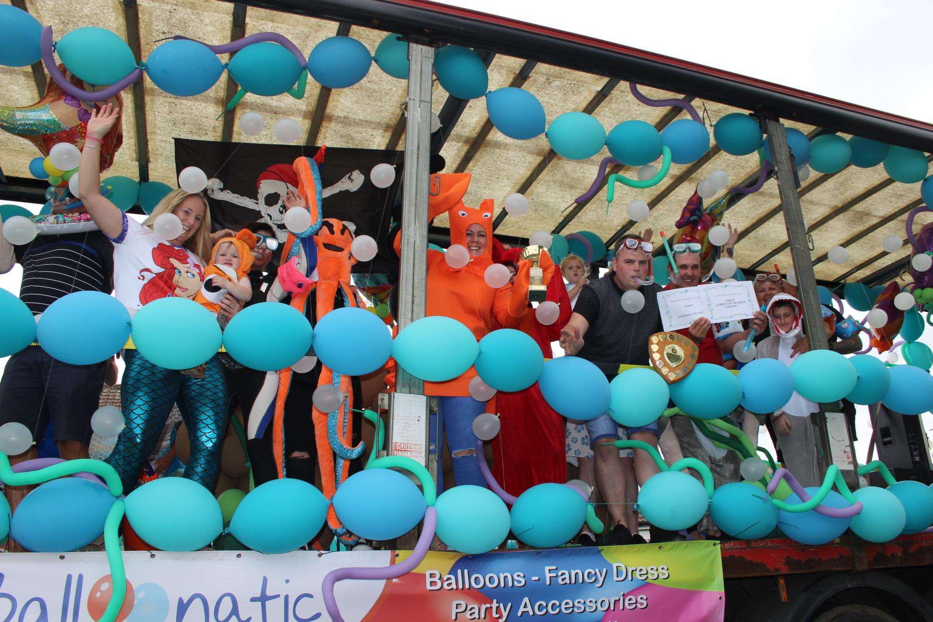 Balloonatic: winners for the second year in a row of the Sheppey Summer Carnival, Sheerness, on Saturday (3667545)