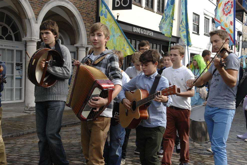 Last year's Canterbury Festival opening parade