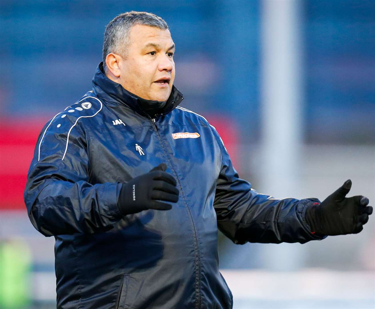 Maidstone United head coach Hakan Hayrettin. Picture: Matthew Walker