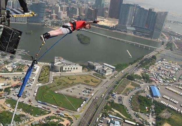 Taking the plunge at Macau Tower (3068116)