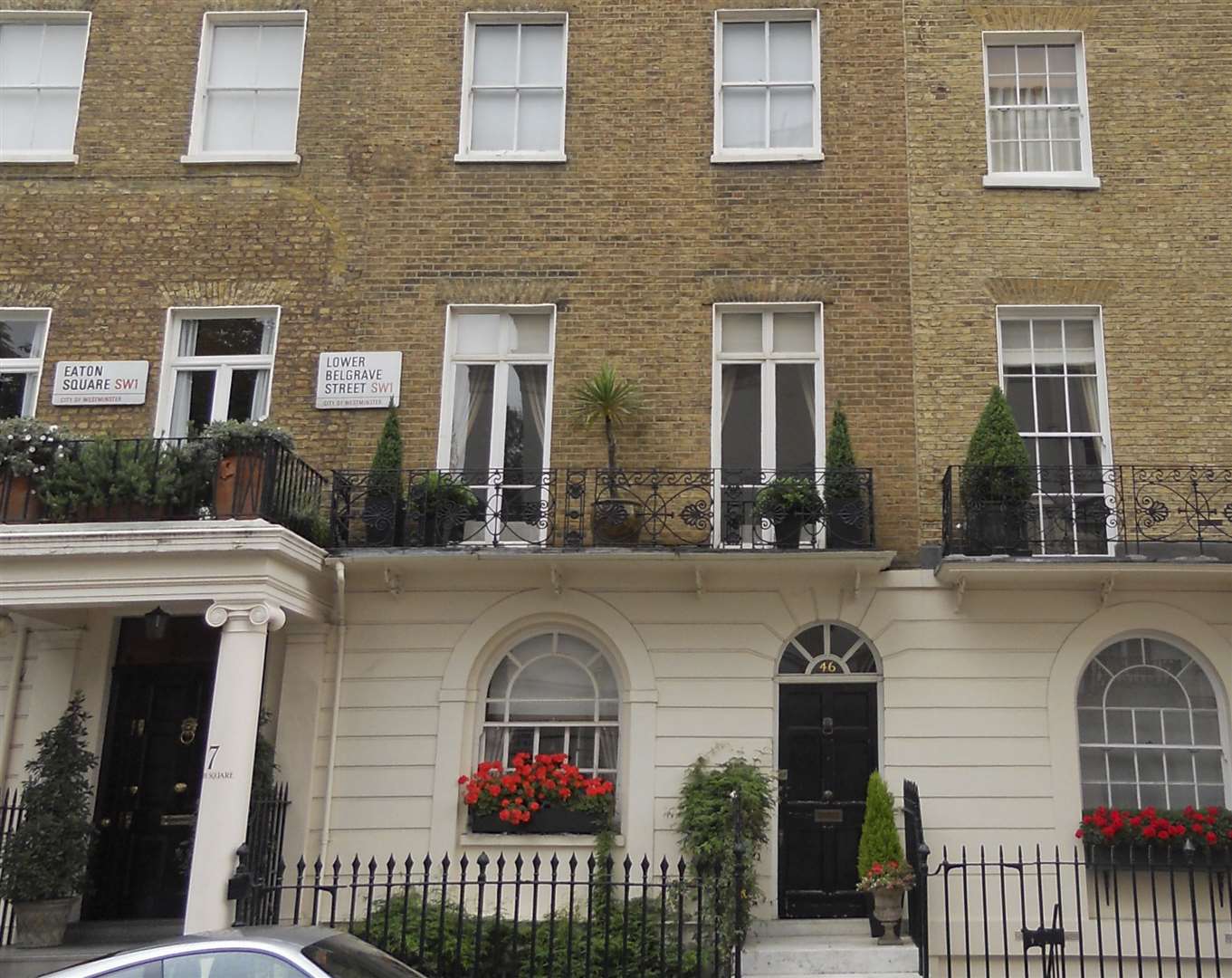 The Belgravia home where Sandra Rivett was murdered