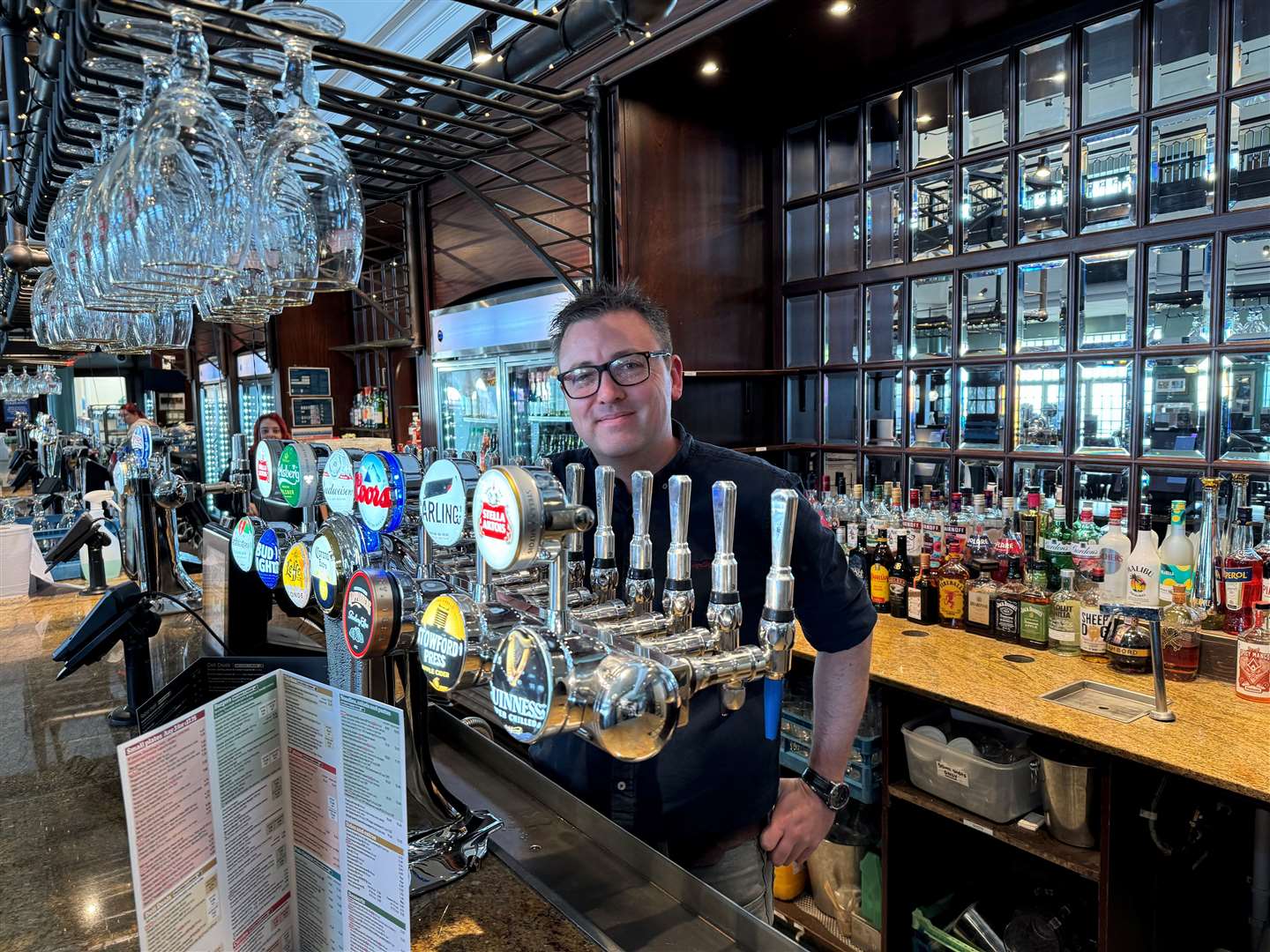 Chris Whitbourn, manager of the Royal Victoria Pavilion Wetherspoon pub in Ramsgate