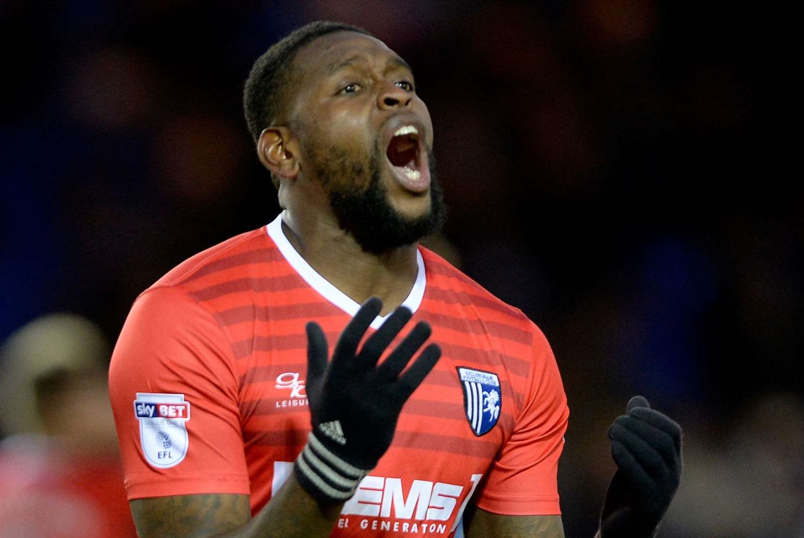 Striker Jay Emmanuel- Thomas played on loan at Gillingham