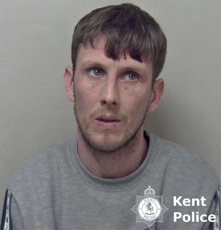 Jason Tusting is wanted on recall to prison. He has links to Ramsgate in Thanet. He has been on the run for a month. Picture: Kent Police