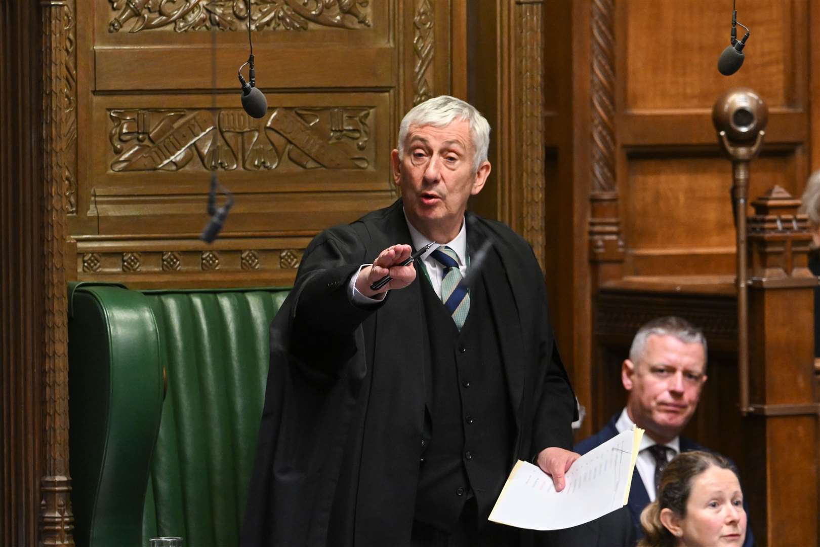 Speaker Sir Lindsay Hoyle will decide whether a motion on Gaza is voted on during a debate on the King’s Speech (UK Parliament/Jessica Taylor)