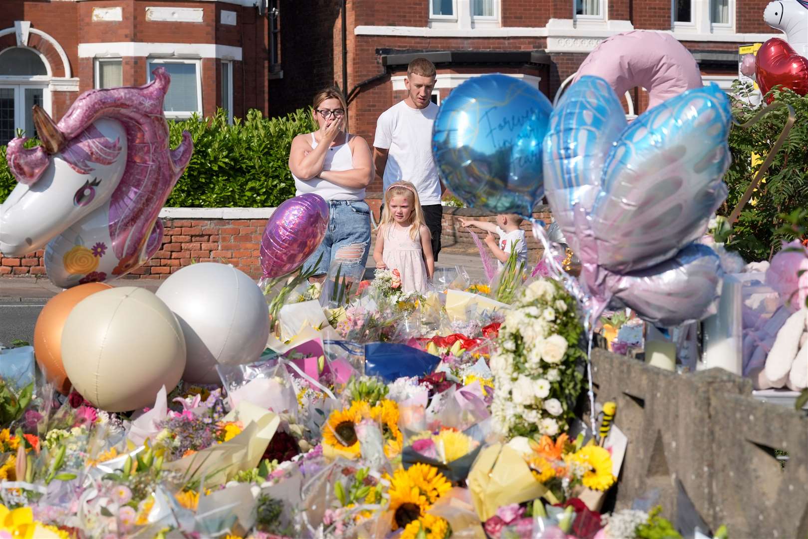 Alice Dasilva Aguiar, nine, Bebe King, six, and Elsie Dot Stancombe, seven, were fatally stabbed when a knifeman entered the dance class on Hart Street in Southport, Merseyside. Stock picture Danny Lawson/PA Wire