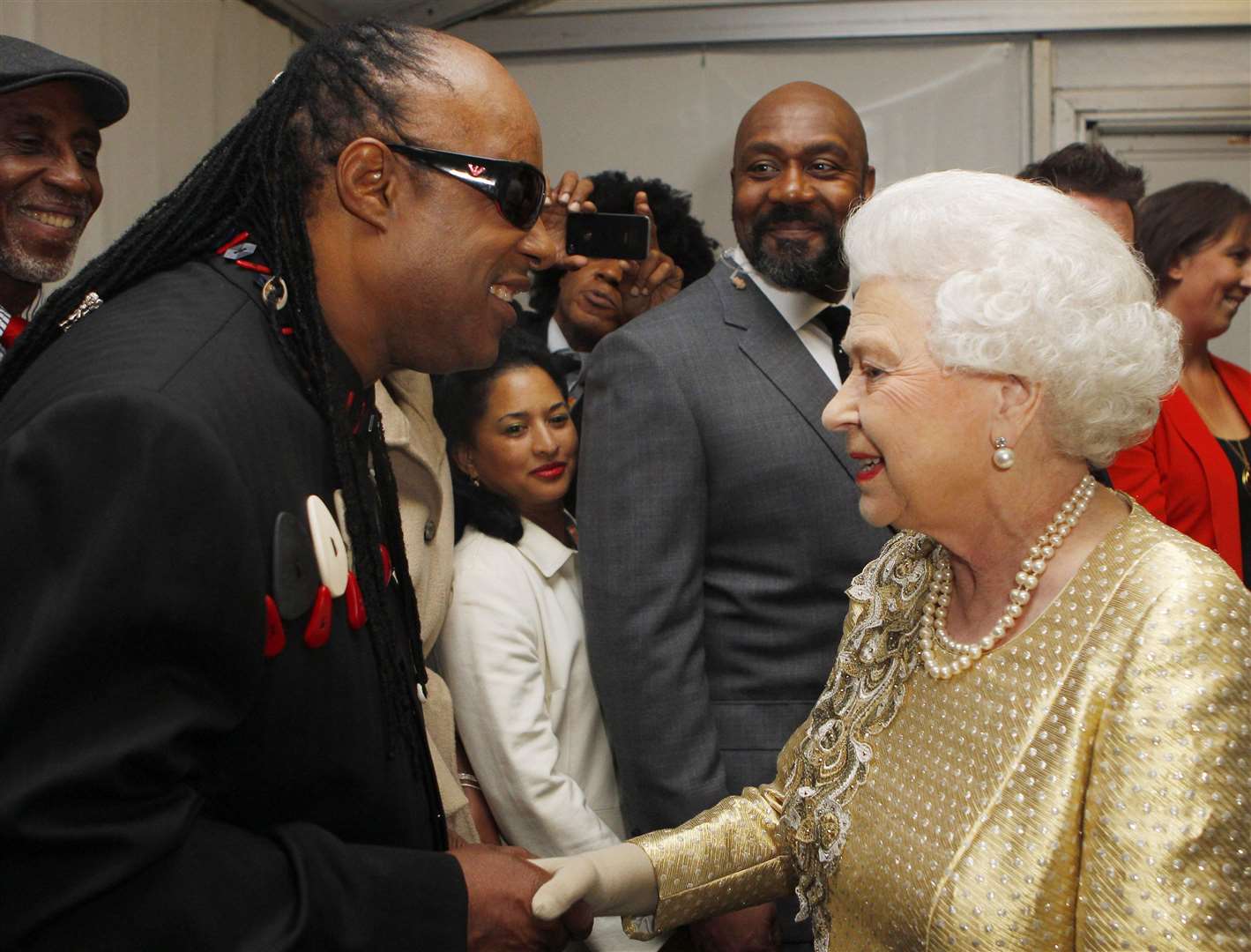 Stevie Wonder was one of the stars who turned out for the Diamond Jubilee concert (Dave Thompson/PA)