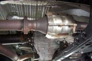 Catalytic converters are stolen as they contain precious metals