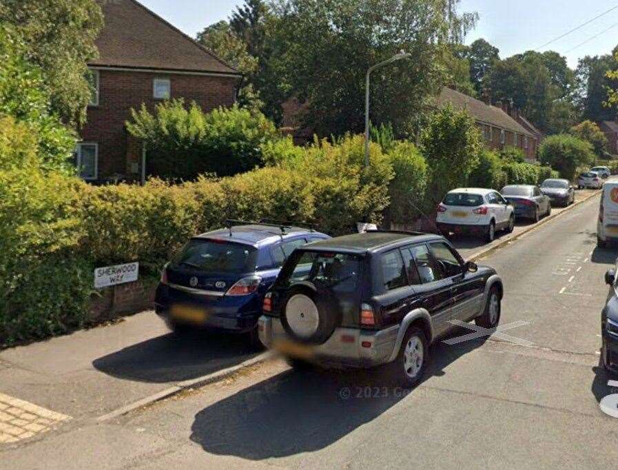 Officers were called to a disturbance in Sherwood Way, Tunbridge Wells at around 7.10pm on Friday, July 19. Photo: Google Maps