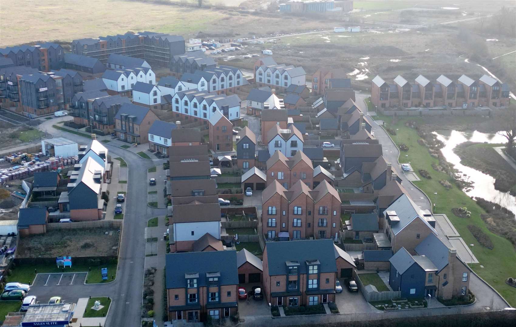 The work was supposed to start when 400 homes were occupied in Chilmington Green. Picture: Barry Goodwin