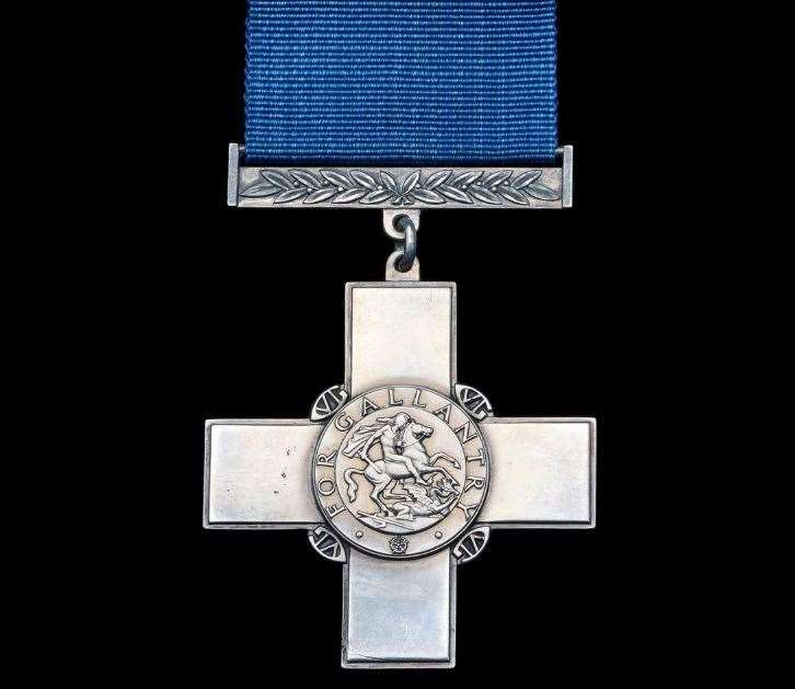 The George Cross is the highest award for bravery when not under enemy fire