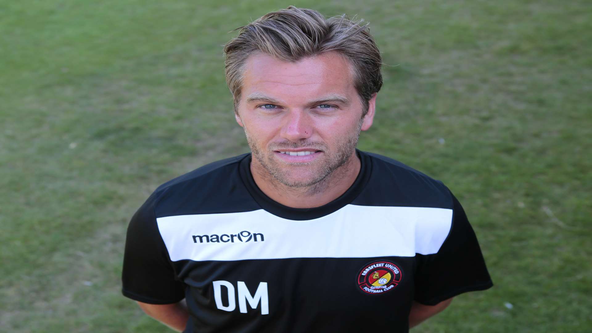 Ebbsfleet United manager Daryl McMahon Picture: Martin Apps